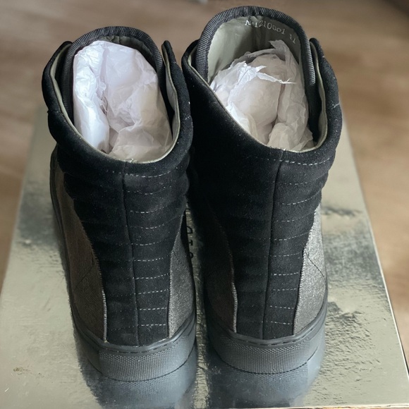 Men Size 11 Android Homme high top Grey & Black sneakers. - Picture 5 of 5